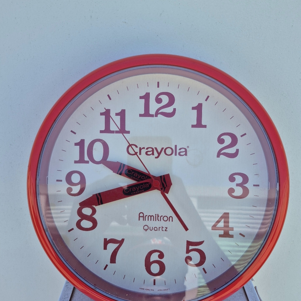 Crayola Red Wall Clock